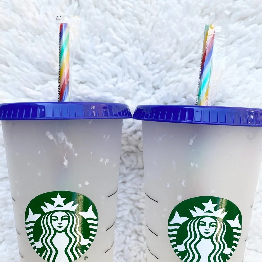 Starbucks Color Changing Confetti Cups - 2 - Picture 2 of 4